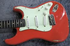 LsL Instruments Saticoy 22F Alder/Rosewood Fiesta Red Medium Aged "Ketchup"  【漆黒のローズ指板】【ちょい太ネック】_9
