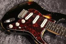 Red House Kurosawa LTD Vintage PU General S /3S Alder/Rosewood Black over 3Tone Sunburst  Heavy Aged_6