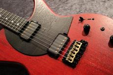 SuzukaGuitarDesign Tierra T-Custom L-13/MR See Through Cherry Red 【重量3.00kg】【ホロウボディー】【シンクロ搭載】_4
