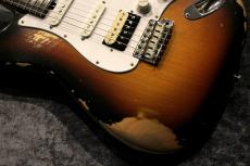 Red House Kurosawa LTD Vintage PU General S /SSH Alder/Rosewood Vintage Sunburst Heavy Aged【漆黒指板】_4