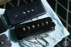 Monty's Guitars Full Monty P90 Soapbar Black Pickups Set_5