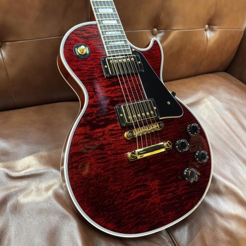 Gibson 【赤カスタム】"KRS Ltd Run" Les Paul Custom Figured Top "Gold Hardware" Gloss Red Tiger s/n CS501743