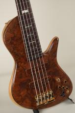 Fodera 40th Anniversary Emperor II Elite Walnut Burl Top 2023_4