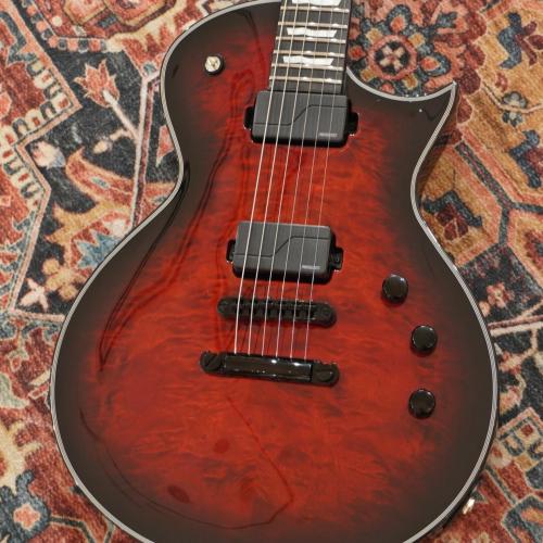 E-II EC QM FL See Thru Black Cherry Sunburst