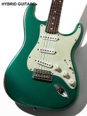 Fender Custom Shop MBS 1960 Stratocaster Relic Brazilian Rosewood(BZF) Relic  Sherwood Green Metallic Master Built by Chris Fleming 2006