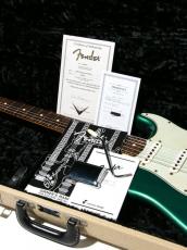 Fender Custom Shop MBS 1960 Stratocaster Relic Brazilian Rosewood(BZF) Relic  Sherwood Green Metallic Master Built by Chris Fleming 2006_7