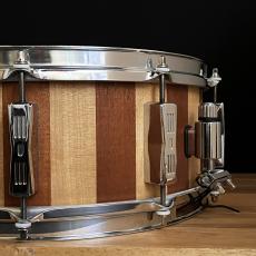 Beyond Shimano Solid Stave Maple / Mahogany Snare BSMM145-10P 14"×5.5"_4