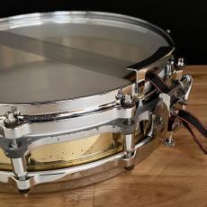 Pearl Free Floating Brass Piccolo Snare 14"x3.5" B-9114D 1990年代製_7