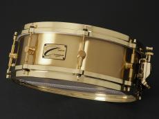 CANOPUS 3mm Solid Brass Custom Snare 14"x5" Gold Hardware Custom Model