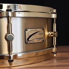 CANOPUS 3mm Solid Brass Custom Snare 14"x5" Gold Hardware Custom Model_3