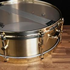 CANOPUS 3mm Solid Brass Custom Snare 14"x5" Gold Hardware Custom Model_6