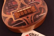 Ukadelic Limited Edition Steam Punk Soprano Ukulele #5669_7