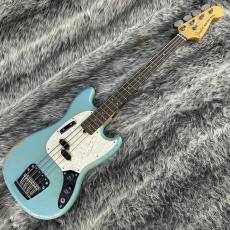 Fender JMJ Road Worn Mustang Bass Rosewood Fingerboard Faded Daphne Blue_2