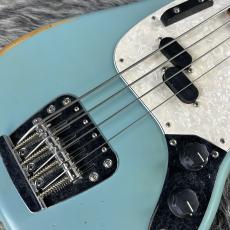 Fender JMJ Road Worn Mustang Bass Rosewood Fingerboard Faded Daphne Blue_3