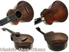 Naturel Ukulele テナー カスタム カーリーマホガニー サイドホール 2021年中古委託_3