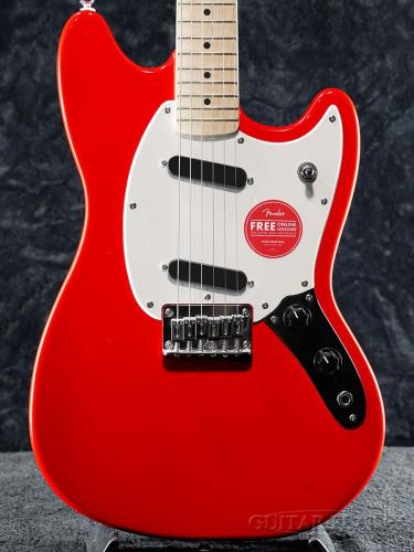 Squier by Fender 《未展示品!!》Sonic Mustang -Torino Red-【薄く軽量なボディ!!】