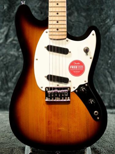 Squier by Fender 《未展示品!!》Sonic Mustang -2-Color Sunburst-【薄く軽量なボディ!!】
