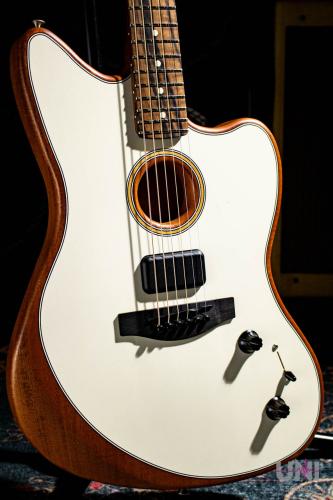 Fender American Acoustasonic Jazzmaster Arctic White / 2021