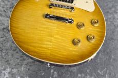 Gibson 【タイガーストライプ!!】Les Paul Standard 50s "Custom Shop Top" Honey Burst / Red Back [3.83kg]_9