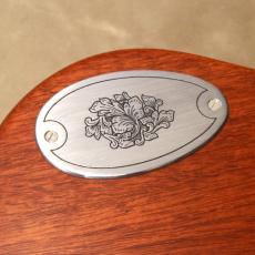 ZEMAITIS THE PORTRAIT Pearl Front Little Ring Honduras Mahogany_9