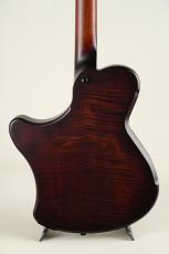 Victor Baker Guitars Ergonomic Semi hollow Headless Brown Smoke Satin 2023_7