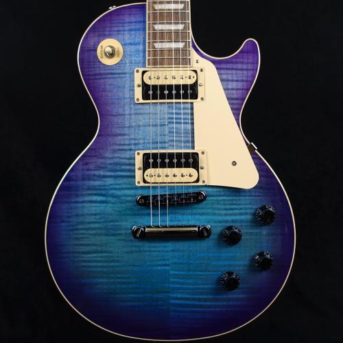Gibson Exclusive Les Paul Traditional Pro V AAA Flame Top Blueberry Burst