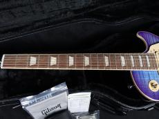 Gibson Exclusive Les Paul Traditional Pro V AAA Flame Top Blueberry Burst_4