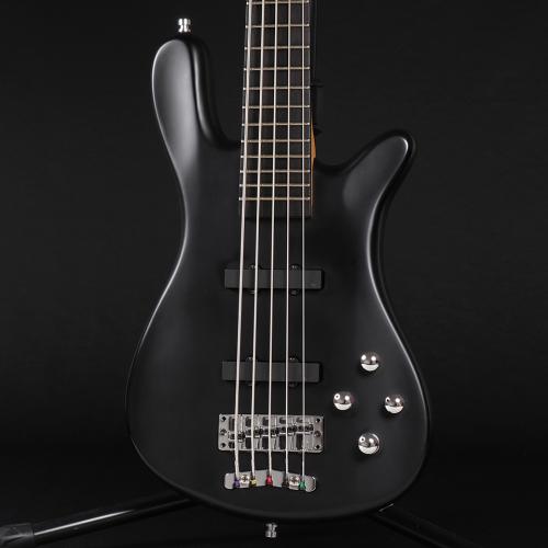 Warwick RockBass Artist Line Robert Trujillo Signature 5st ~Solid Black Satin~
