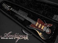 TOM ANDERSON (正規輸入品) Raven Classic 2025 Black In-Distress Level3 Caramel Maple Neck & Black Rosewood FB /Matching Head w/MC Mini-Humbucker "Near-Mint"