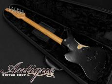 TOM ANDERSON (正規輸入品) Raven Classic 2025 Black In-Distress Level3 Caramel Maple Neck & Black Rosewood FB /Matching Head w/MC Mini-Humbucker "Near-Mint"_3