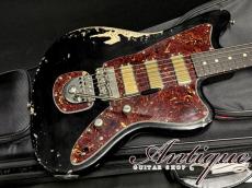 TOM ANDERSON (正規輸入品) Raven Classic 2025 Black In-Distress Level3 Caramel Maple Neck & Black Rosewood FB /Matching Head w/MC Mini-Humbucker "Near-Mint"_4