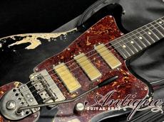 TOM ANDERSON (正規輸入品) Raven Classic 2025 Black In-Distress Level3 Caramel Maple Neck & Black Rosewood FB /Matching Head w/MC Mini-Humbucker "Near-Mint"_6