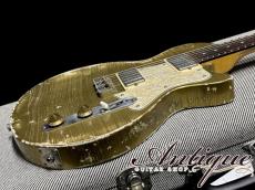 FANO Alt de Facto SP6 HB 2021 Gold Top Medium Distress Matching Lower Head w/Dark Rosewood FB 3.64kg "Near-Mint Condition"_6