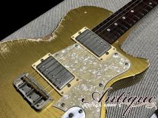 FANO Alt de Facto SP6 HB 2021 Gold Top Medium Distress Matching Lower Head w/Dark Rosewood FB 3.64kg "Near-Mint Condition"_7
