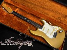 Fender Stratocaster 1965 Shoreline Gold /Killer Figured Neck & Dark Jacaranda FB 3.46kg "Rare Custom Color"