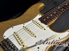 Fender Stratocaster 1965 Shoreline Gold /Killer Figured Neck & Dark Jacaranda FB 3.46kg "Rare Custom Color"_7