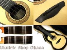 Akira Niihori Ukulele [Daizu] スモールコンサート サイドホール #06002 ジャーマンスプルース/インディアンローズウッド 2025年/中古委託_4