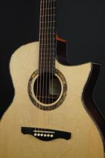 NISHIHARA GUITARS Pado OM Cutaway Blue-G 25th Anniversary Custom _3
