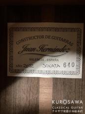 Juan Hernandez [ホアン・エルナンデス] ホアン・エルナンデス SONATA S 640mm 松・マンゴイ ショートスケール【期間限定小物5点サービス】【日本総本店2F 在庫品】_8