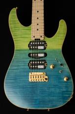 SCHECTER NV-3-24-MH-VTR-FM -Deep Blue to Light Green Fade- #S2408220 【限定生産モデル】_3