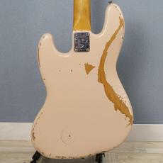 Fender Flea Jazz Bass Roadworn Shell Pink_2