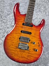 MUSIC MAN Luke III HSS Quilted Maple Top  " Cherry Burst "