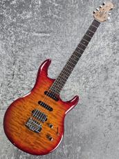 MUSIC MAN Luke III HSS Quilted Maple Top  " Cherry Burst "_2