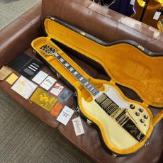 Gibson 【白いSG】1963 Les Paul SG Custom Reissue w/ Maestro Vibrola VOS Classic White #600893 [4.41kg]_2