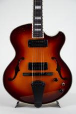 Victor Baker Guitars Model 14 Archtop 2 Pickup Tabacco Burst High Gloss Topcoat