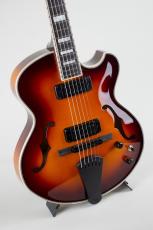 Victor Baker Guitars Model 14 Archtop 2 Pickup Tabacco Burst High Gloss Topcoat_3