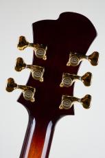 Victor Baker Guitars Model 14 Archtop 2 Pickup Tabacco Burst High Gloss Topcoat_11