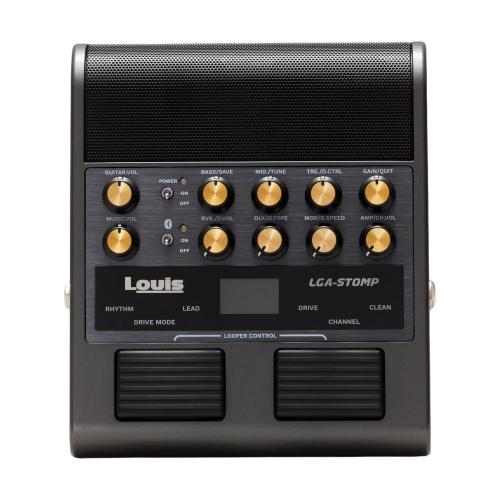 Louis LGA-STOMP アンプスピーカー内蔵マルチエフェクター エレキギター ベース エレアコ対応