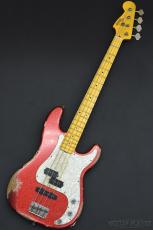 Fender Custom Shop Limited Edition Masterbuilt J Precision Bass PJ King's Red Sparkle by Greg Fessler_2