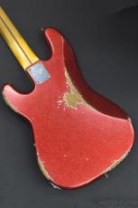 Fender Custom Shop Limited Edition Masterbuilt J Precision Bass PJ King's Red Sparkle by Greg Fessler_4
